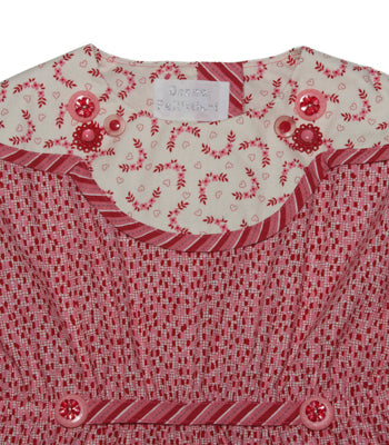 Pink and Red Dress with Bloomers, Size 12-18 months