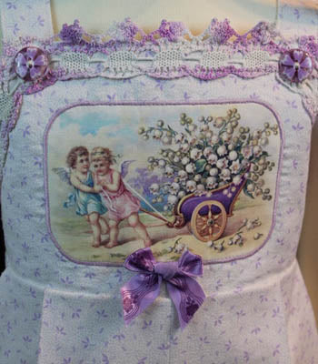 Lavender Sunsuit and Hat, Size 18-24 months