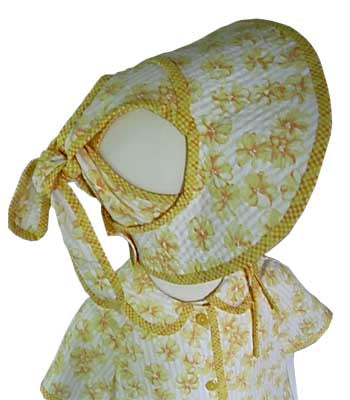 Sunny Yellow Dress and Hat, Size 4-5