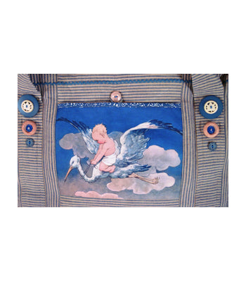 Baby Boy in Flight Diaper Bag