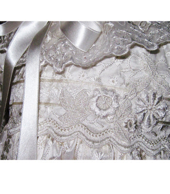 Silk Christening Gown, 6-9 months